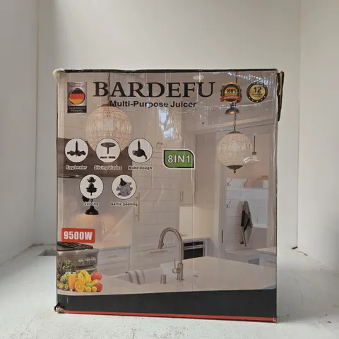 BARDEFU 8-IN-1 MULTI-PURPOSE JUICER – BOXED DOMESTIC KITCHEN APPLIANCE