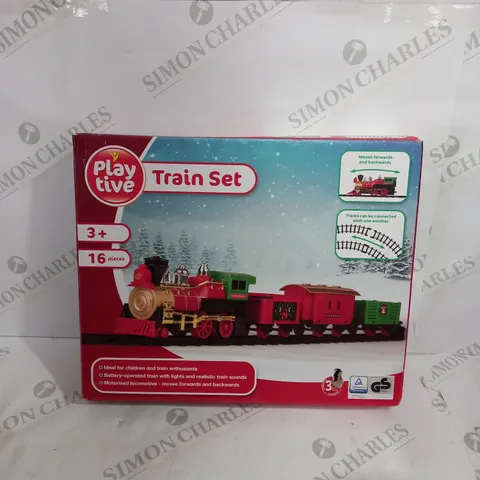 BOXED PLAYTIVE TRAIN SET 