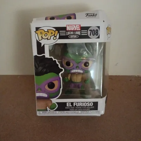 BOXED POP! LUCHA LIBRE EDITION EL FURIOSO BOBBLE-HEAD - 708