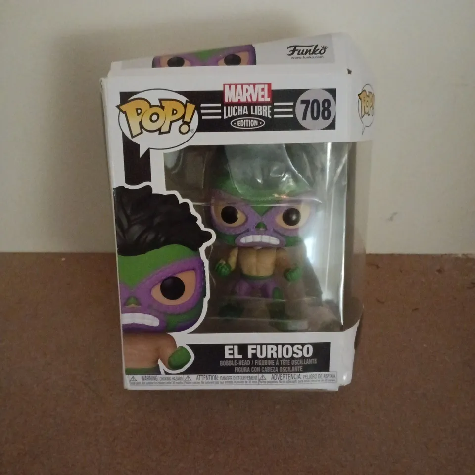 BOXED POP! LUCHA LIBRE EDITION EL FURIOSO BOBBLE-HEAD - 708