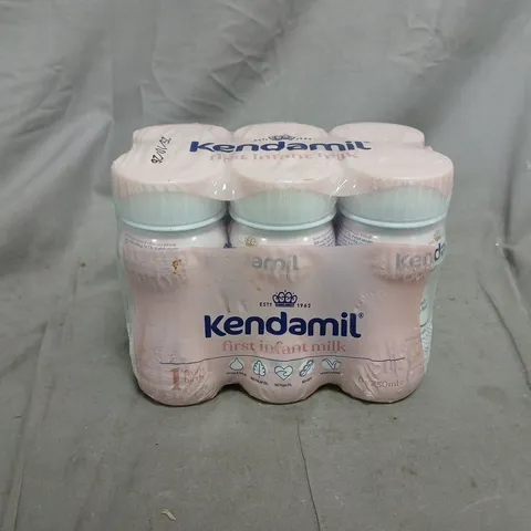 6 PACK OF KENDAMILL FIRST INFANT MILK (6X250ML)