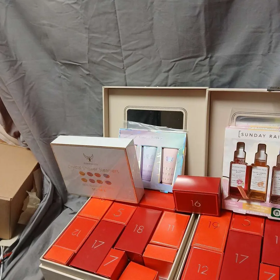 APPROXIMATEY 6 ASSORTED HEALTH AND BEAUTY PRODUCTS TO INCLUDE - A LITTLE SOSMTHING  COMFY COZY BAYLIS AND HARDING.
