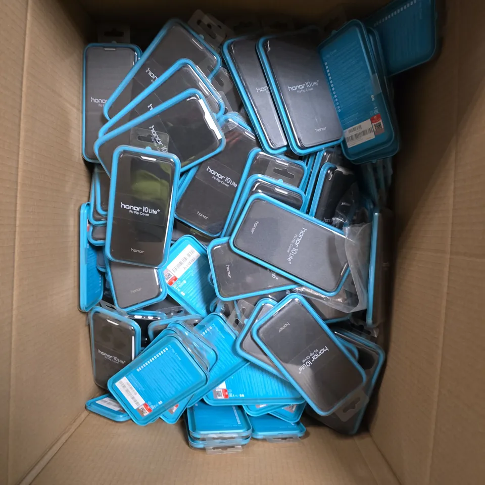 APPROXIMATELY 200 SEALED HONOR 10 LITE PU FLIP COVERS 