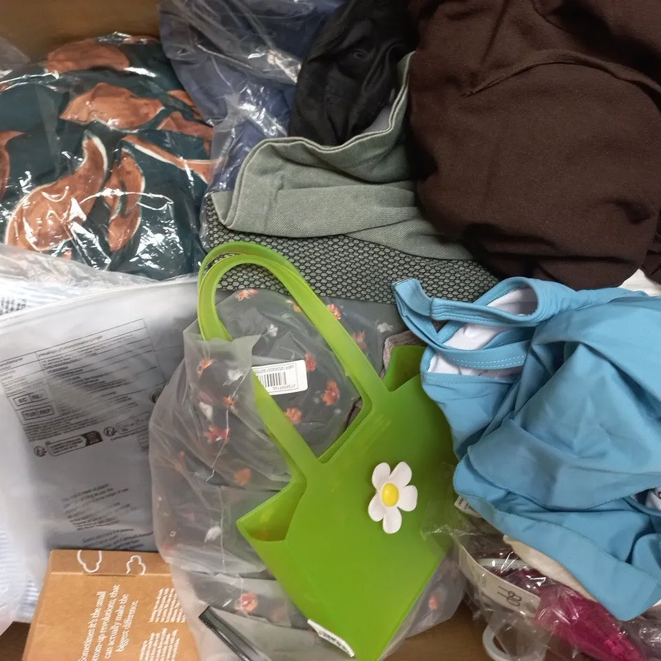 APPROXIMATELY 20 ASSORTED CLOTHING AND FASHION PRODUCTS IN VARIOUS STYLES AND SIZES - COLLECTION ONLY