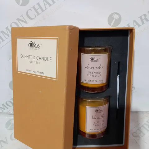 LOVE BODY & EARTH SCENTED CANDLE GIFT SET