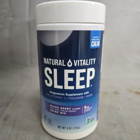 NATURAL VITALITY SLEEP MAGNESIUM SUPPLEMENT WITH MELATONIN - 170G