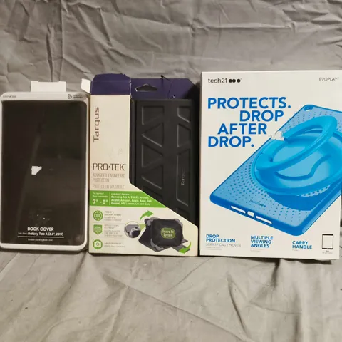 BOX OF APPROXIMATELY 10 ASSORTED ITEMS TO INCLUDE PROTECTIVE TABLET COVERS, ETC