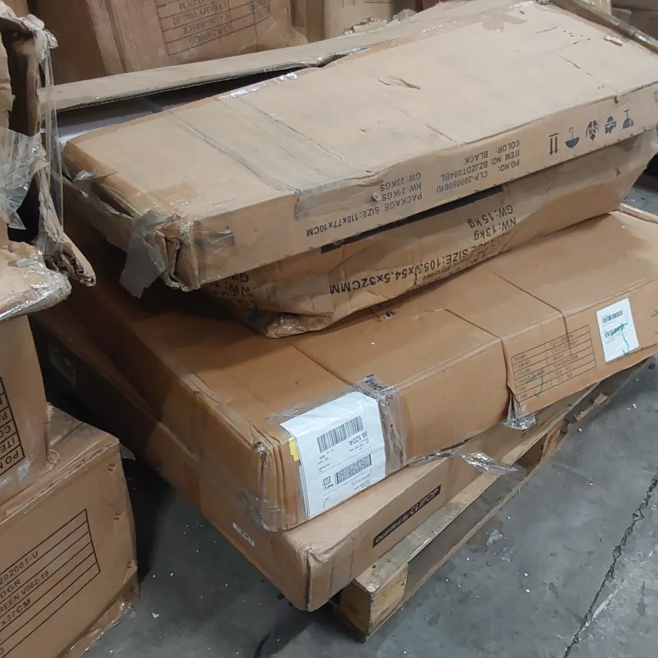 PALLET OF ASSORTED FURNITURE PARTS