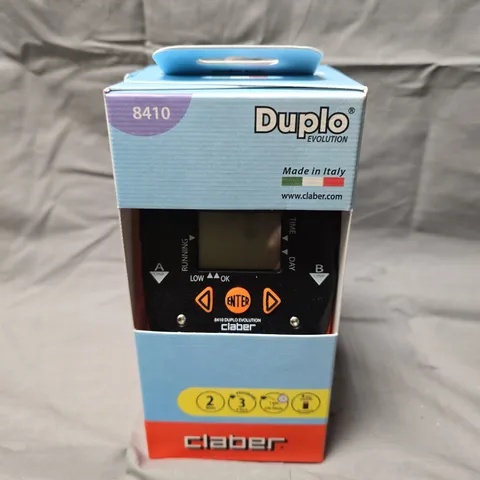 CLABER DUPLO EVOLUTION 8410 TWO-WAY ELECTRONIC WATER TIMER