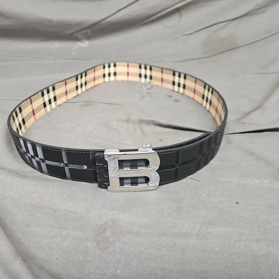REVERSIBLE BURBERRY BELT