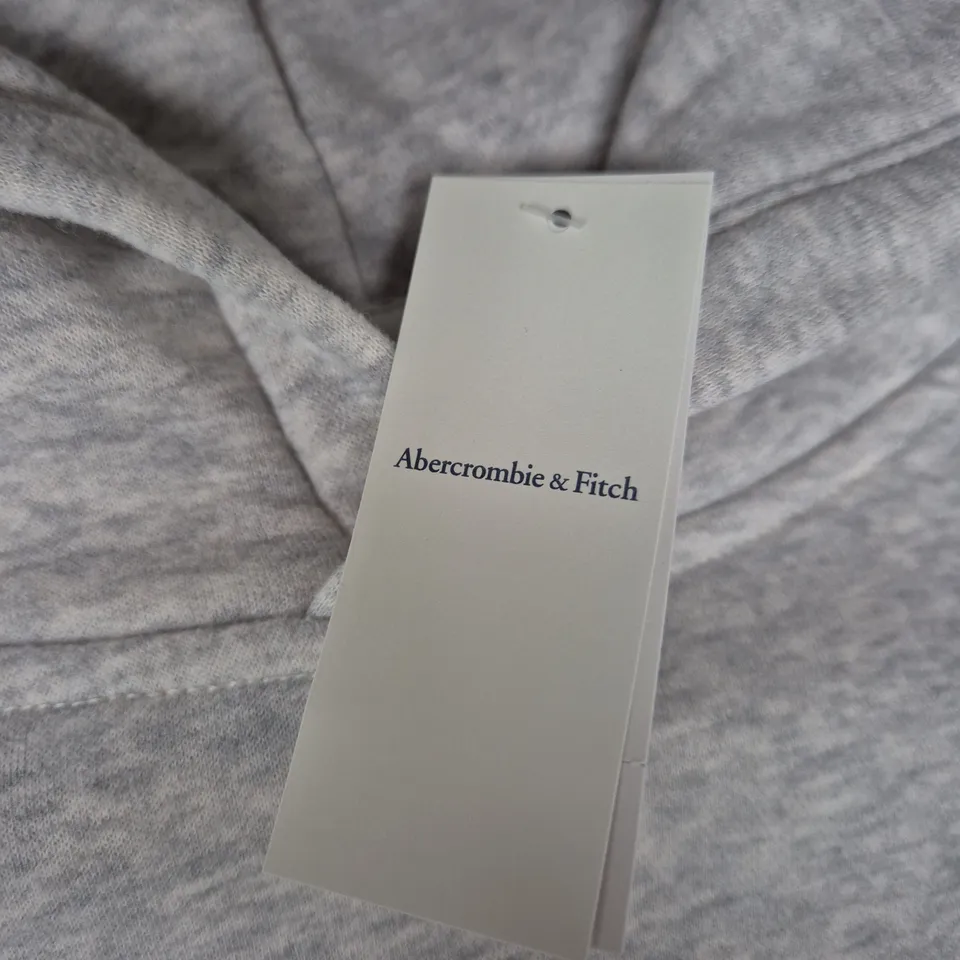 ABERCROMBIE & FITCH GREY HOODIE – SMALL