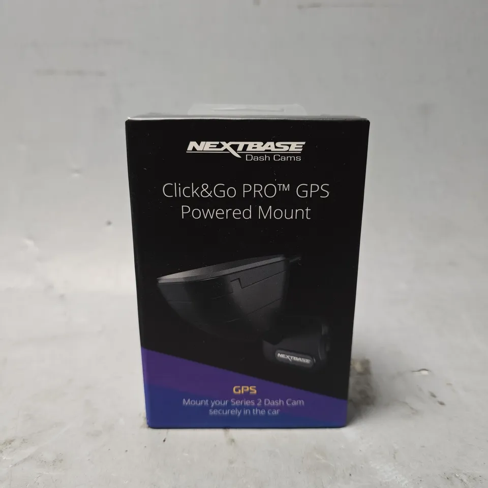 SEALED NEXTBASE CLICK&GO GPS POWERED MOUNT 
