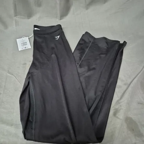 GYMSHARK EVERYDAY FLARE LEGGING IN BLACK SIZE S