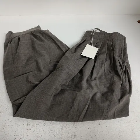 COS BARREL TROUSERS IN GREY - UK 10