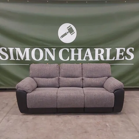 SANTORI 3 SEATER HIGH BACK MANUAL RECLINER SOFA