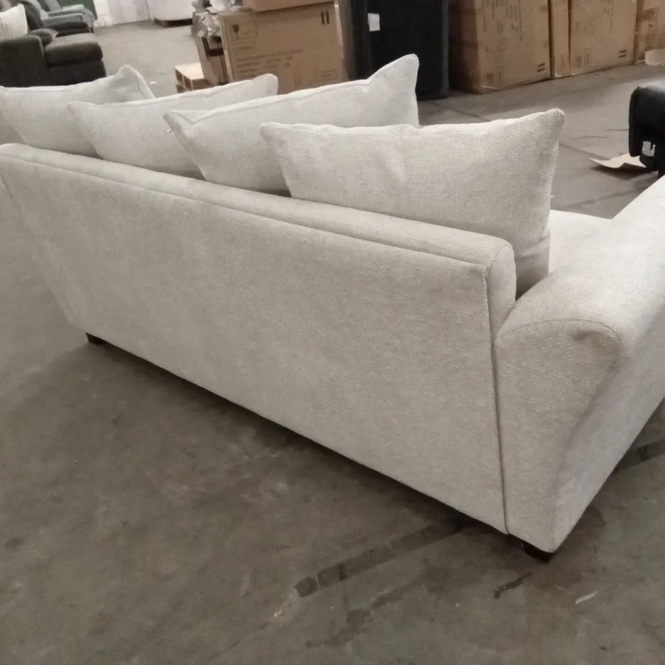 DURY CHUNKY WEAVE 3 SEATER SCATTERBACK SOFA - NATURAL RRP £599