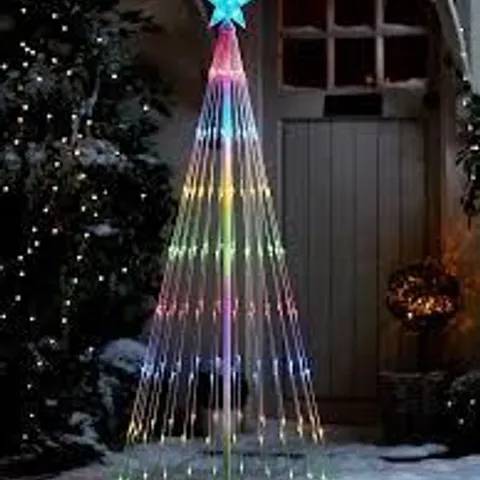 5.5FT WATERFALL LED INDOOR/OUTDOOR CHRISTMAS TREE LIGHT