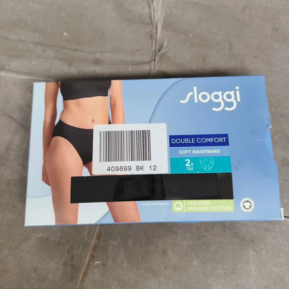 SLOGGI DOUBLE COMFORT SOFT WAISTBAND BRIEFS – 12