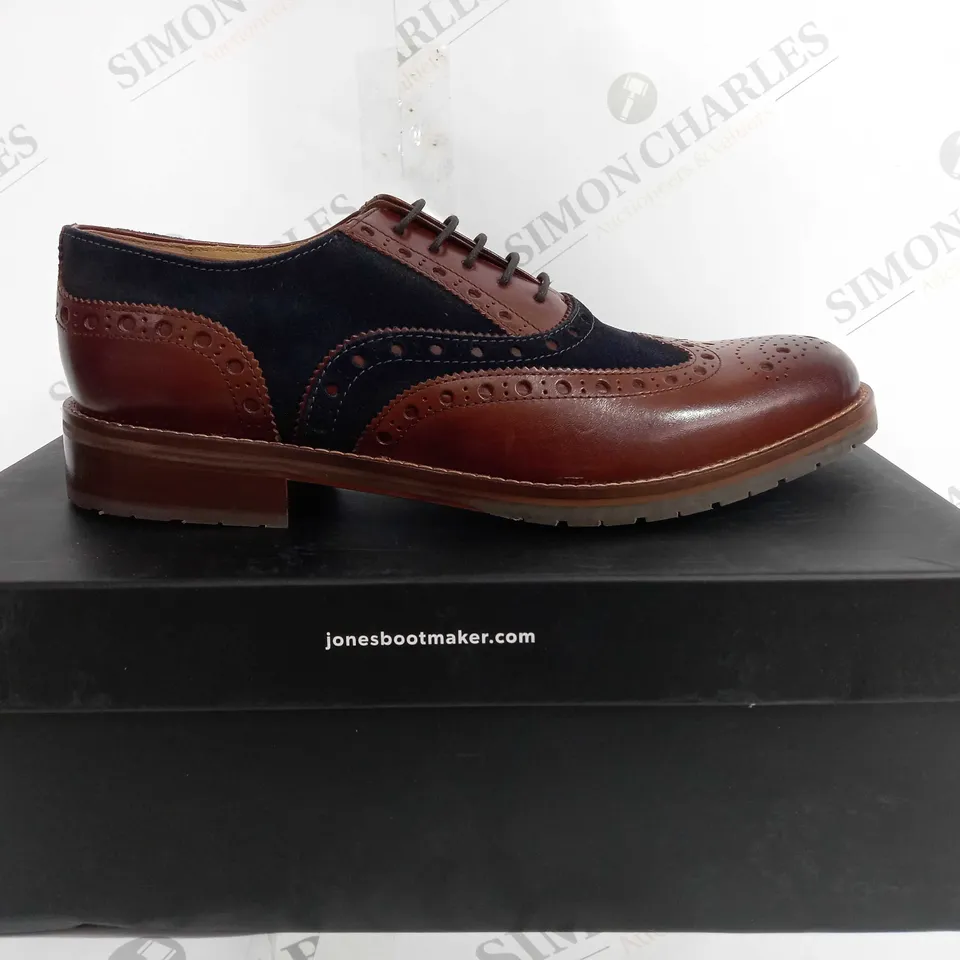 boxed JONES BOOTMAKER BERTIE SHOE - UK 10