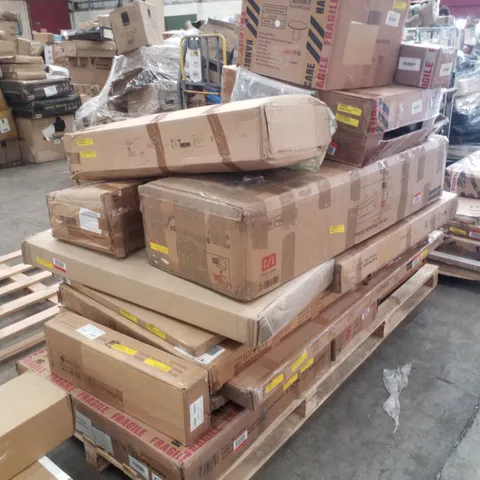 PALLET CONTAINING ASSORTED FLATPACK FURNITURE PARTS 