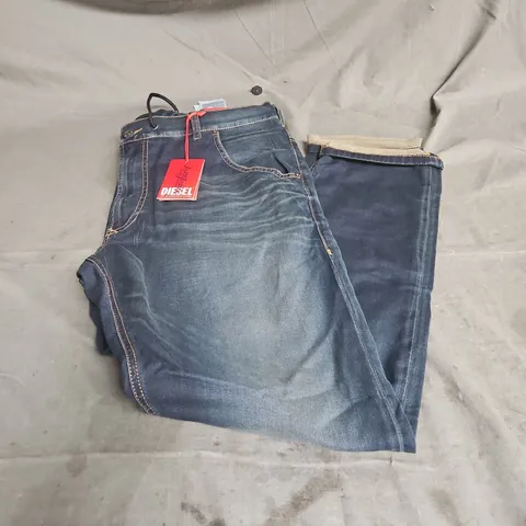 DIESEL E-KROOLEY JOGGER JEANS IN DARK BLUE SIZE W36
