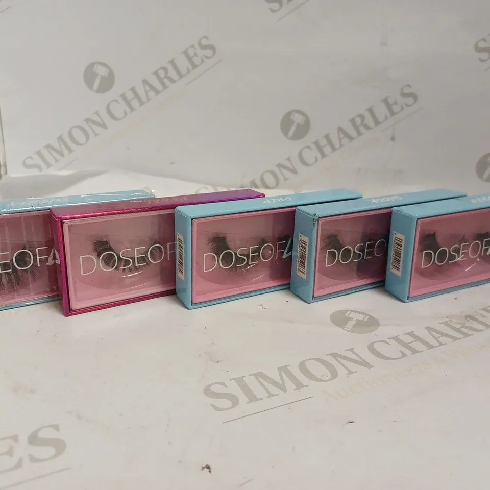 ASSORTED COLLECTION OF 5 DOSE OF LASHES FAKE EYELASHES 
