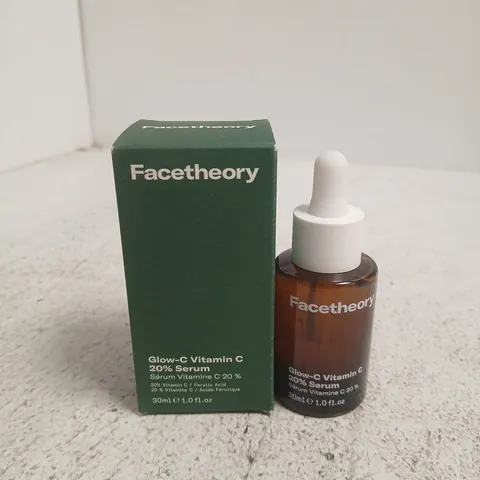 FACETHEORY GLOW-C VITAMIN C 20% SERUM 30ML – BOXED
