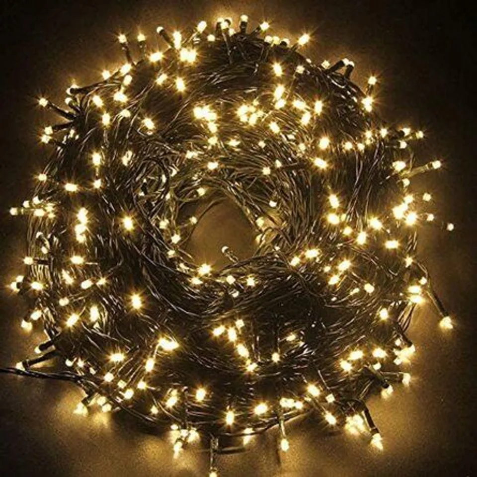 BOXED 800 YELLOW X-MAS TREE DECORATION STRING LIGHT