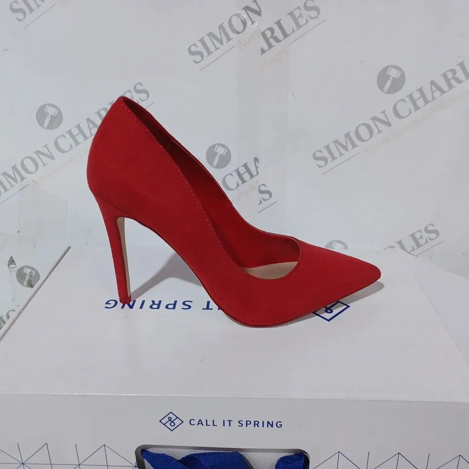BOXED CALL IT SPRING MYKEL HEELS - UK 3