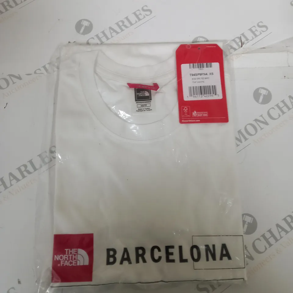 BAGGED THE NORTH FACE CASUAL T-SHIRT SIZE XS