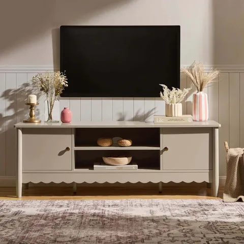 BOXED DUSK BETTY TV UNIT FOR TVS UP TO 60" - TAUPE (1 BOX)