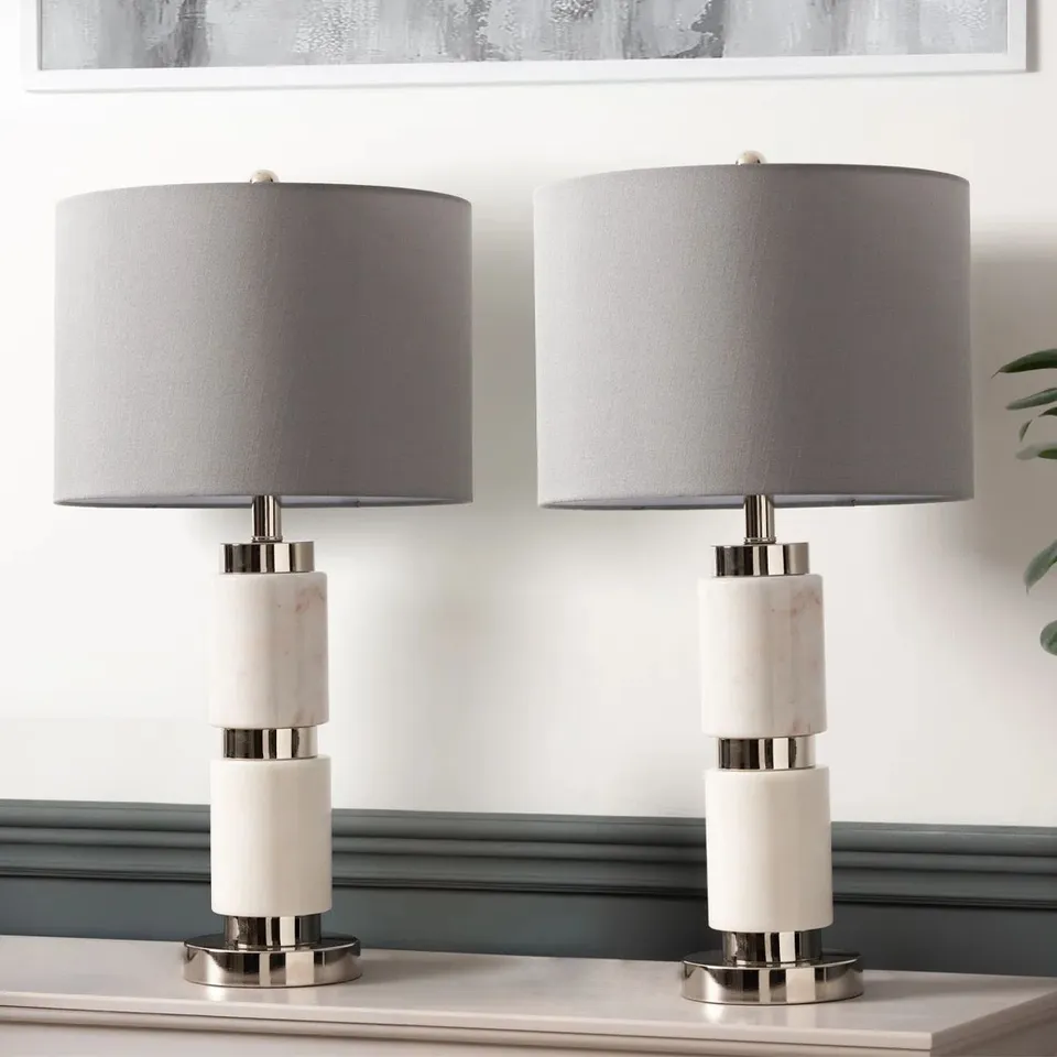 BOXED LIHUA 70CM TABLE LAMP WITH CERAMIC BASE FOR BEDROOM (1 BOX)