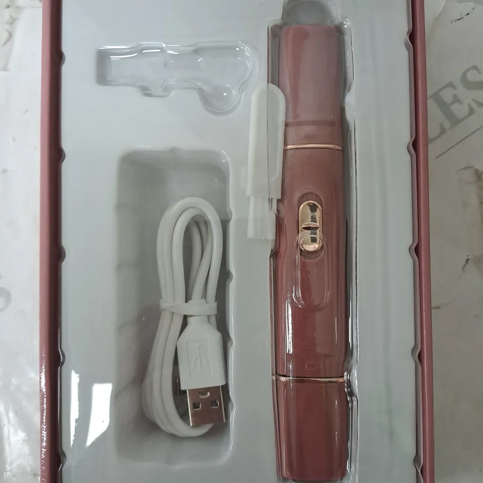 BOXED SIMPLY BEAUTY 2 IN 1 SUPER SMOOTH FACE & BROWS HAIR REMOVER, BLUSH