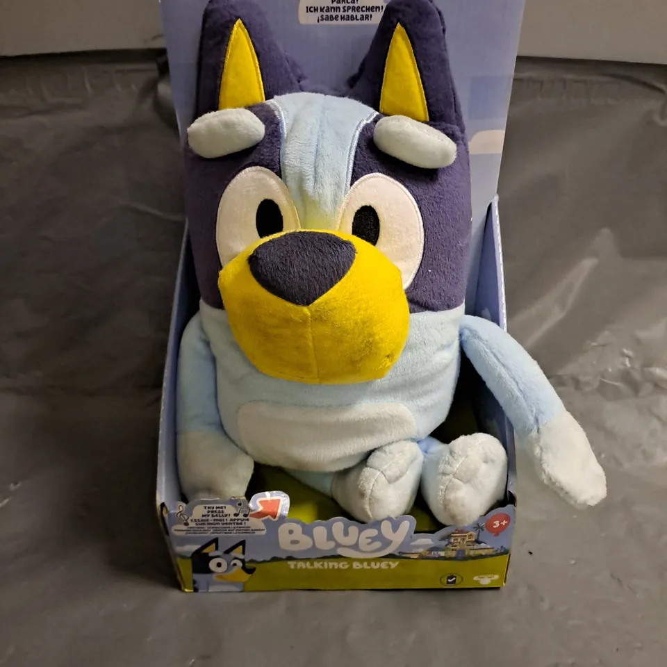 BLUE TALKING BLUEY TOY