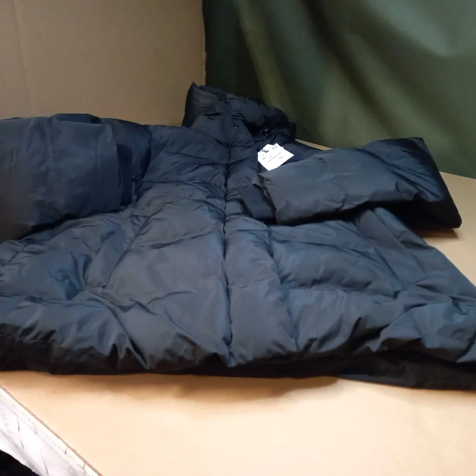 ZARA BLACK PADDED/HOODED WINTER JACKET - MEDIUM