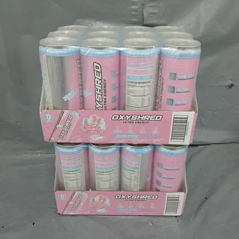 2 PACKS OXYSHRED COTTON CANDY 12X