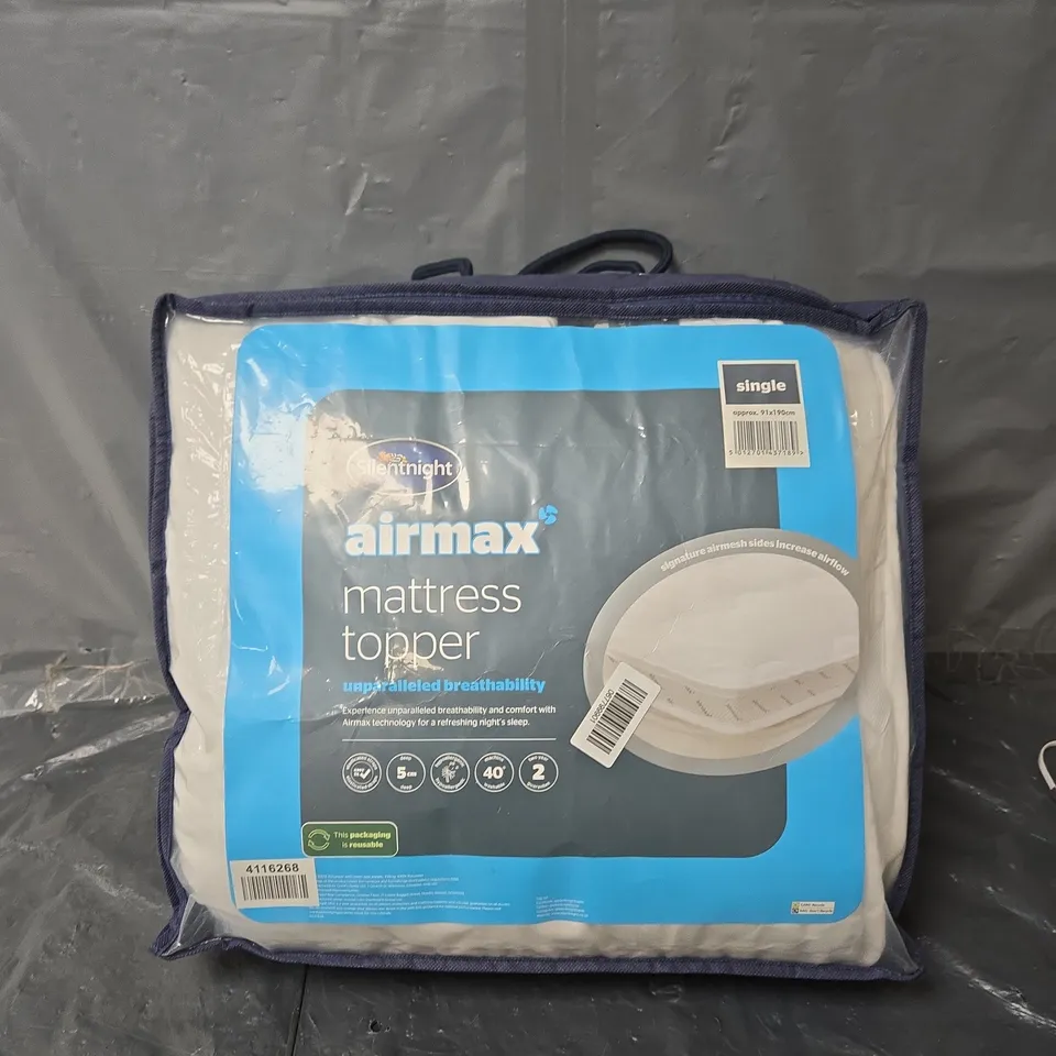 SILENTNIGHT AIRMAX MATTRESS TOPPER - SINGLE411/6268