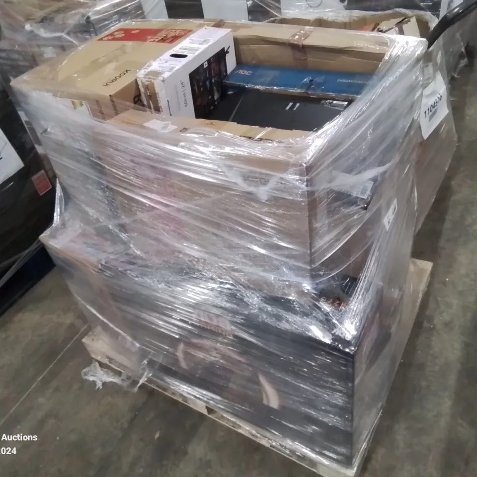 PALLET OF APPROXIMATELY 20 UNPROCESSED RAW RETURN MONITORS AND TELEVISIONS TO INCLUDE;