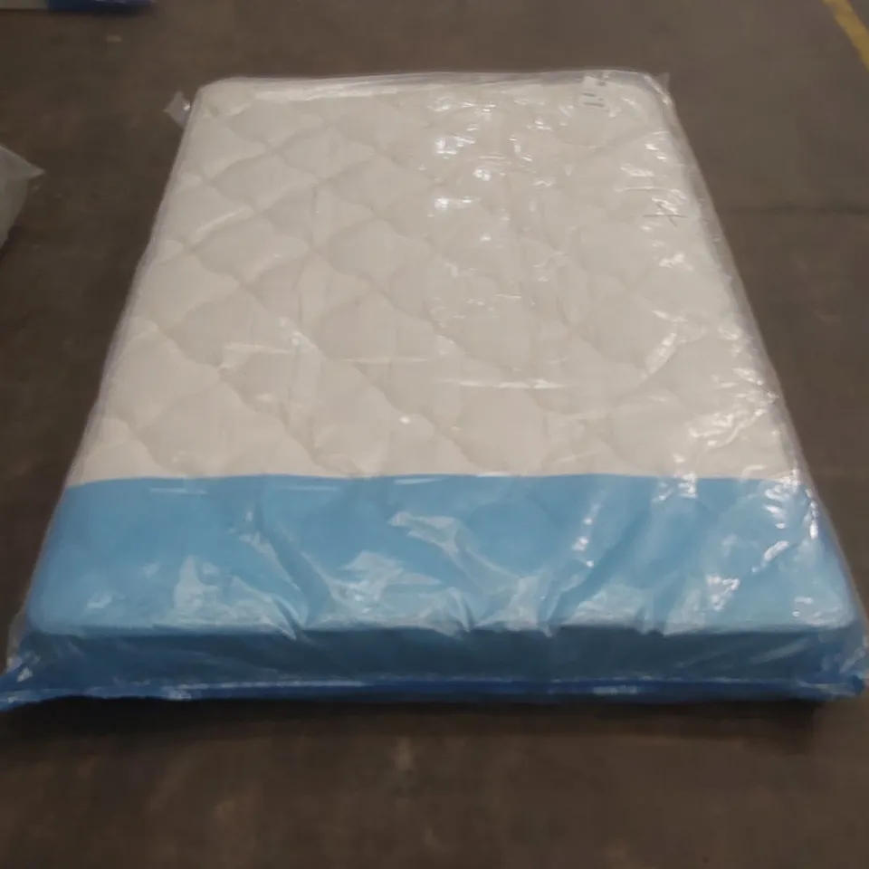 QUALITY BAGGED DOUBLE 135cm AIRSPRUNG LUXURY QUILTED MEDIUM MATTRESS RRP £229