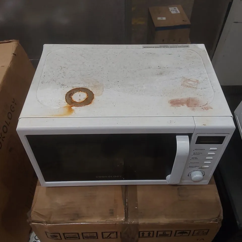 COOKOLOGY CFSDI20LWH 20L FREESTANDING MICROWAVE 800W – WHITE