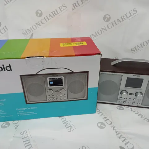 BOXED POLAROID BLUETOOTH DAB+/FM RADIO