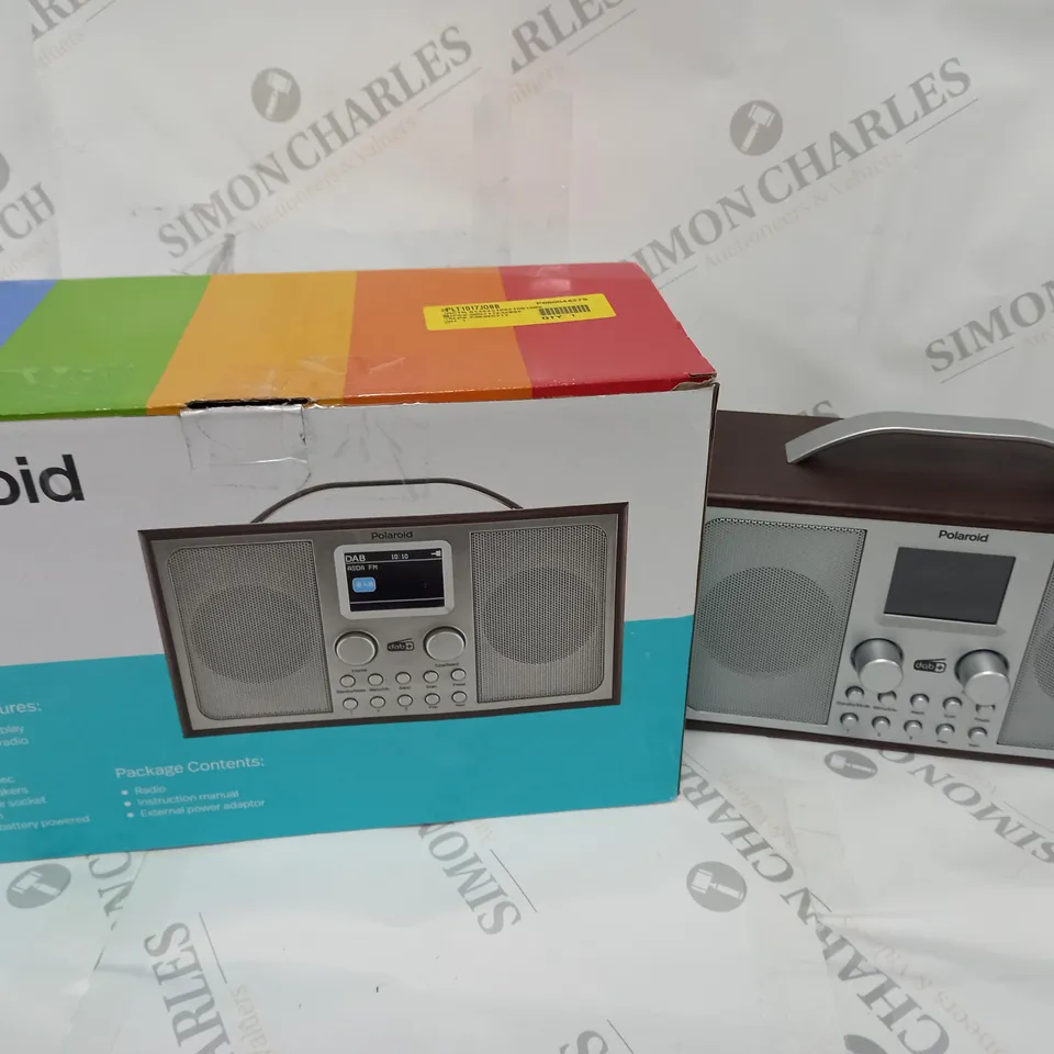 BOXED POLAROID BLUETOOTH DAB+/FM RADIO 