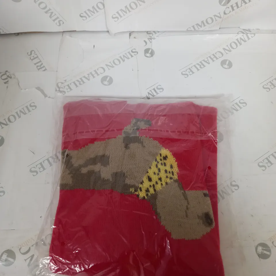 BAGGED WOOD ON THE HILL KNITTED JUMPER SIZE L