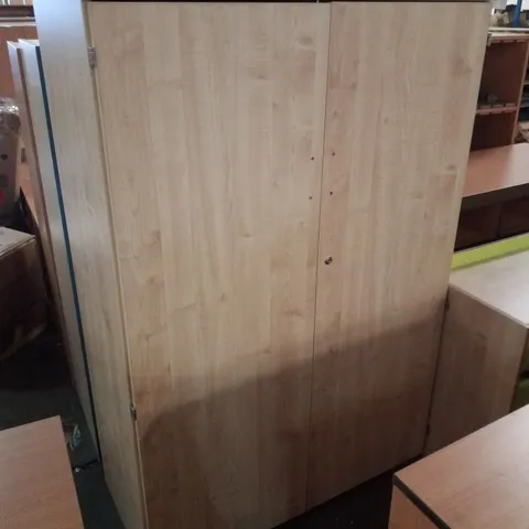 MAPLE MFC STOCK CUPBOARD WITH LOCKING DOORS 1030×477×1518MM