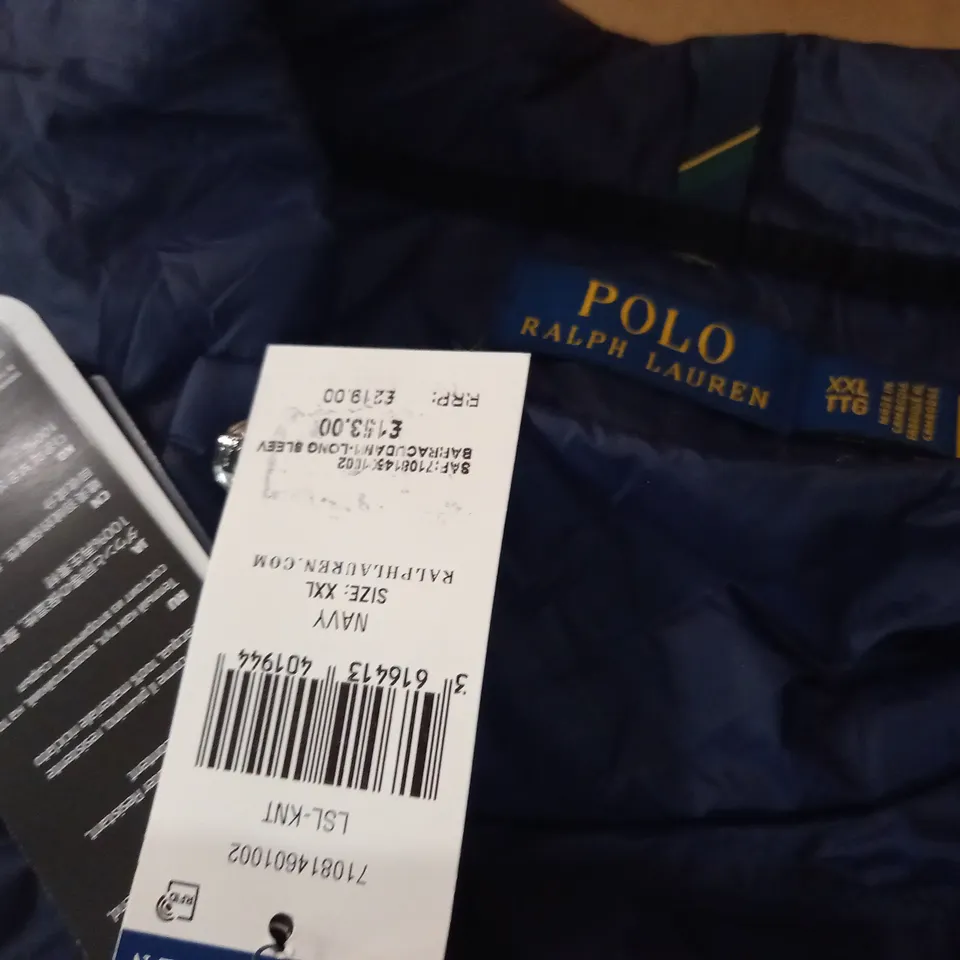 POLO RALPH LAUREN NAVY JACKET - XXL