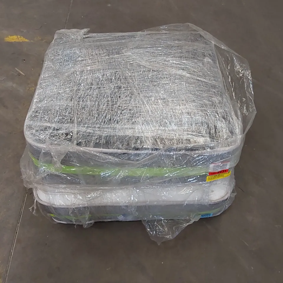 QUALITY BAGGED HYBRID MEMORY FIBRE FOAM OPEN COIL SMALL DOUBLE MATTRESS 