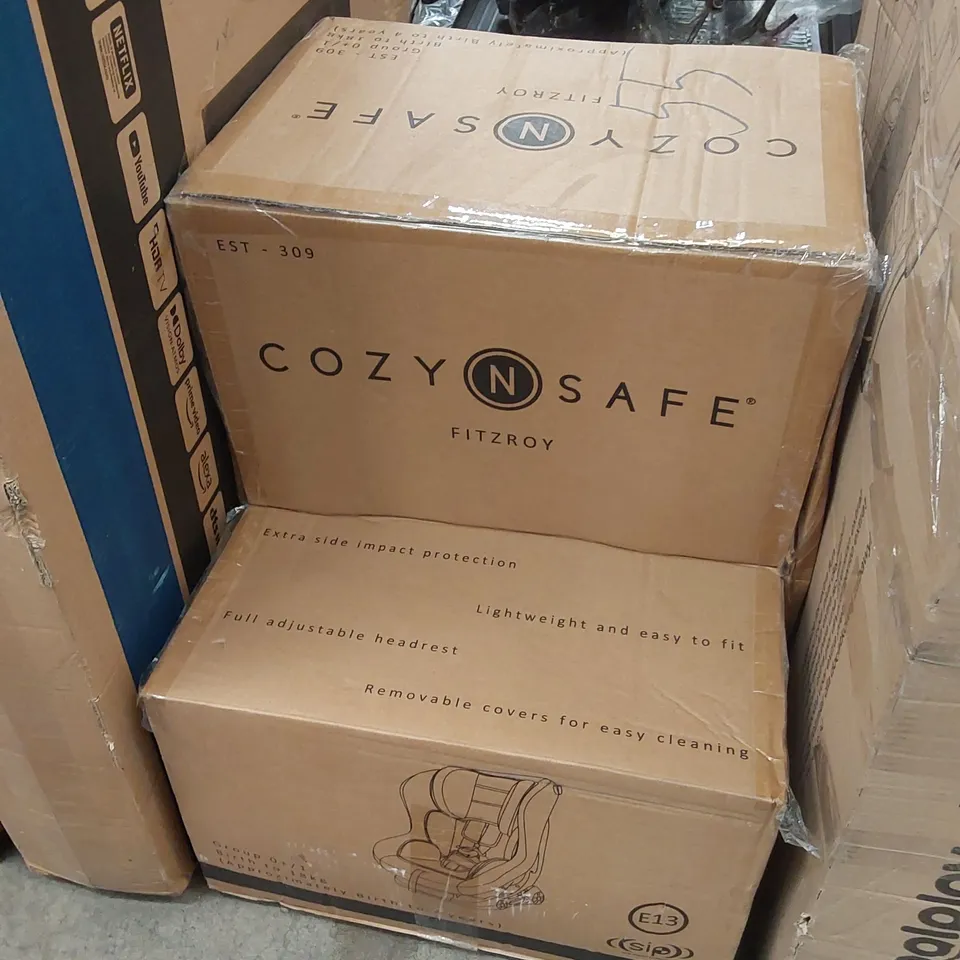 BOXED COZY N SAFE FITZROY CAR SEAT (0-4 YEARS OLD)