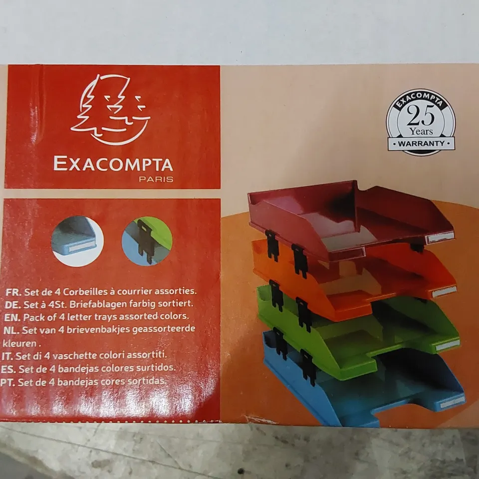 BOXED EXACOMPTA LETTER TRAY COMBO 