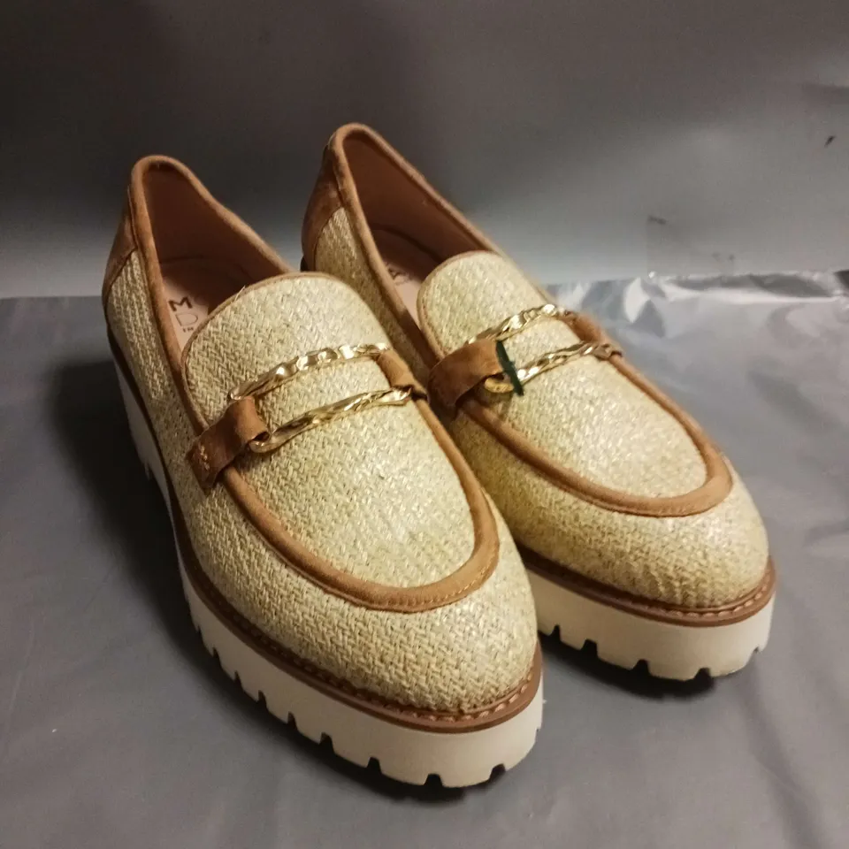 MODA IN PELLE LADIES WEDGE SHOES GOLD SIZE EU 40