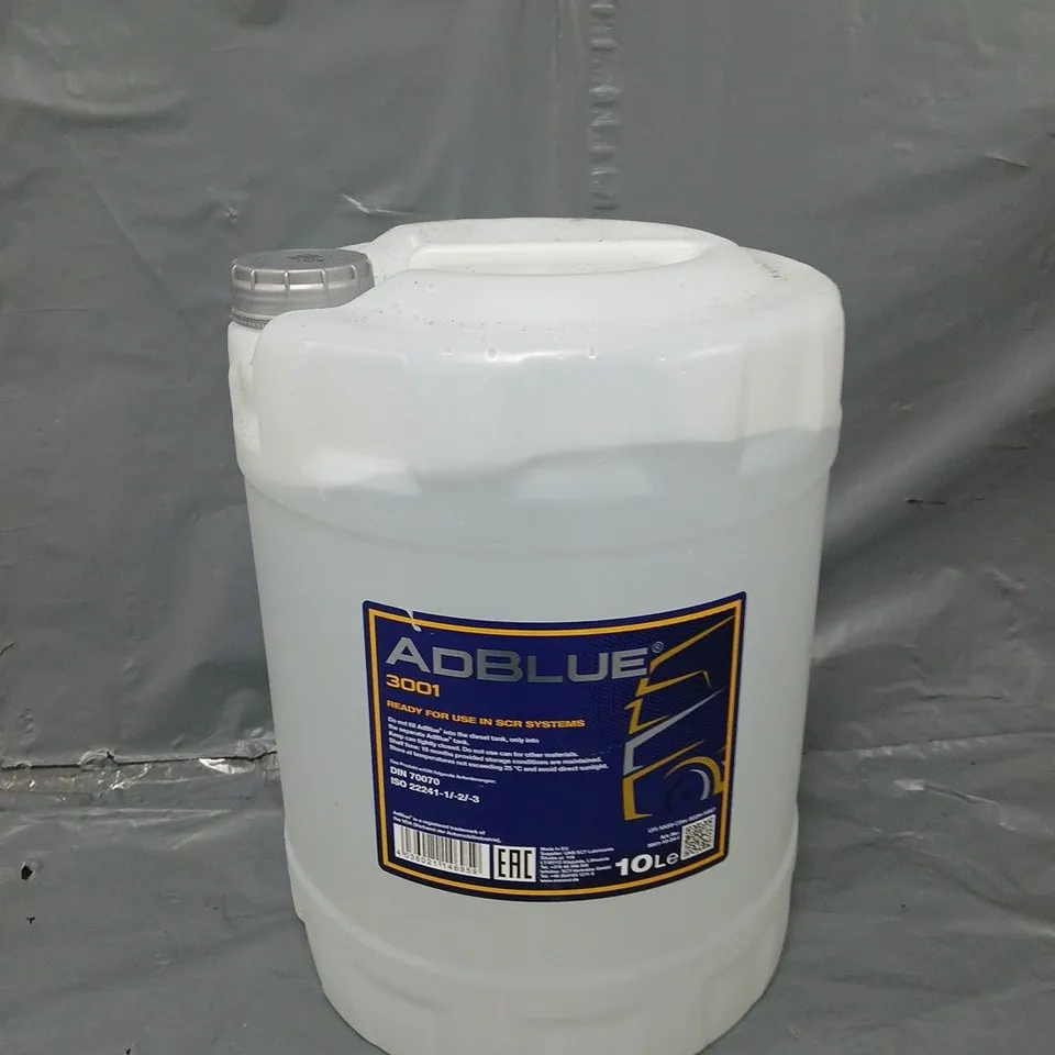 MANNOL ADBLUE 10 LITRES DEF BLUEDEF MANNOL GERMAN AD BLUE CAR COMMERCIALS 10L